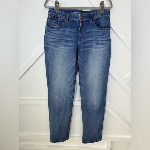 Chico’s Platinum Boyfriend Ankle Jeans Size 0.5 (6) - Picture 1 of 10